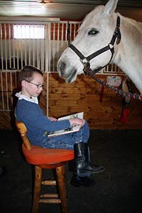 Reading To Horses!